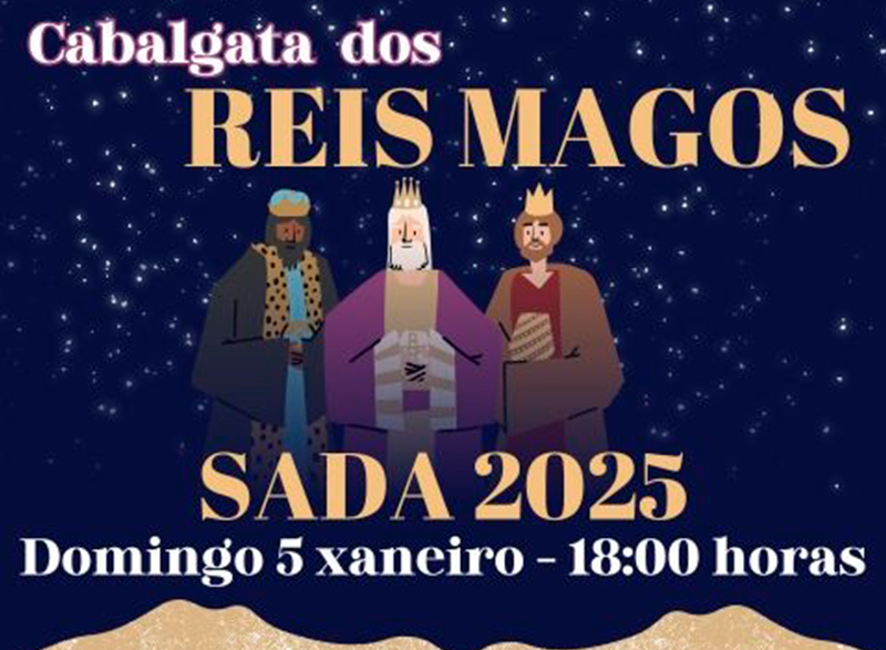 Cabalgata de Reis Magos Sada 2025