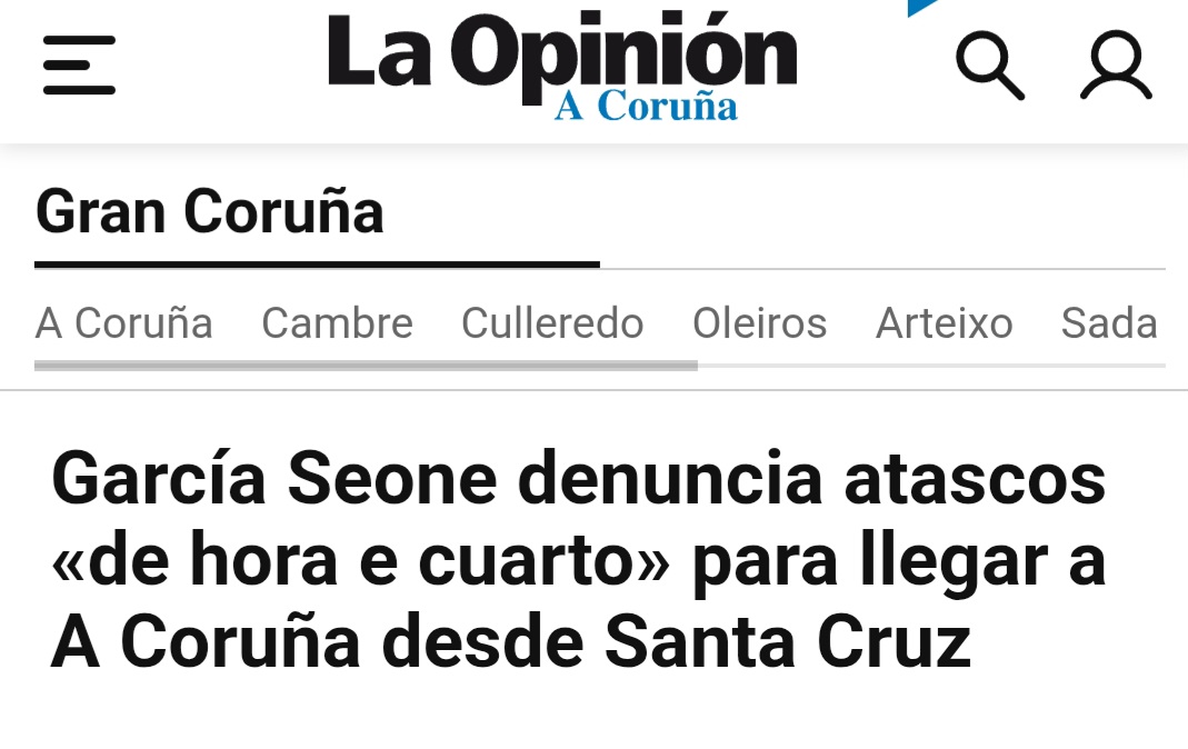 Vaya, se acaba de enterar.